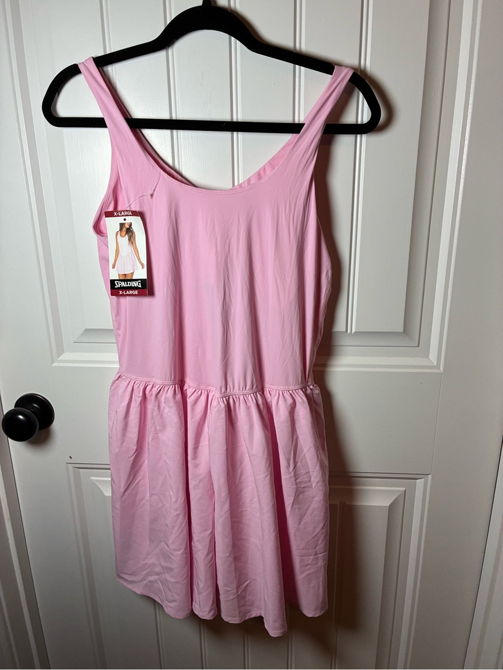 Spalding Pink Sleeveless Casual Tank Dress